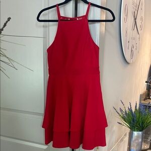 Altar'd State Red Halter Dress